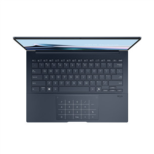 Asus Zenbook 14 OLED, 14'', 3K, OLED, 120 Hz, Ultra 7, 32 GB, 1 TB, ENG, mėlynas - Nešiojamasis kompiuteris