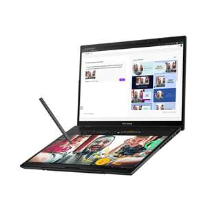 Asus Zenbook Duo OLED, 14'', 3K, OLED, 120 Hz, Ultra 9, 32 GB, 2 TB, ENG, inkwell gray - Notebook