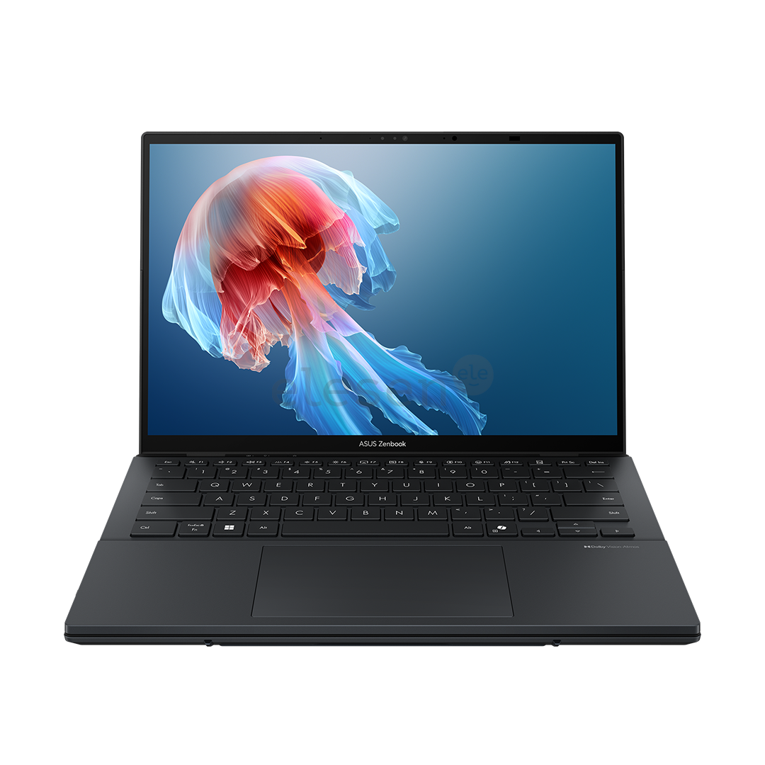 Asus Zenbook Duo OLED, 14'', 3K, OLED, 120 Hz, Ultra 9, 32 GB, 2 TB, ENG, inkwell gray - Notebook