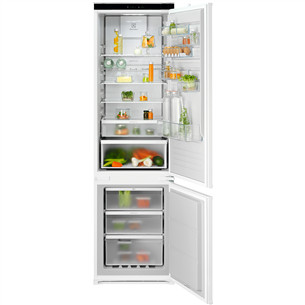 Electrolux 600 Series, No Frost, 269 L, aukštis 189 cm - Įmontuojamas šaldytuvas E6MNTE19S