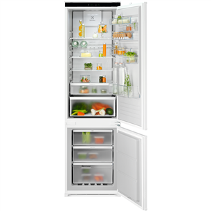 Electrolux 600 Series, No Frost, 269 L, aukštis 189 cm - Įmontuojamas šaldytuvas E6MNTE19S