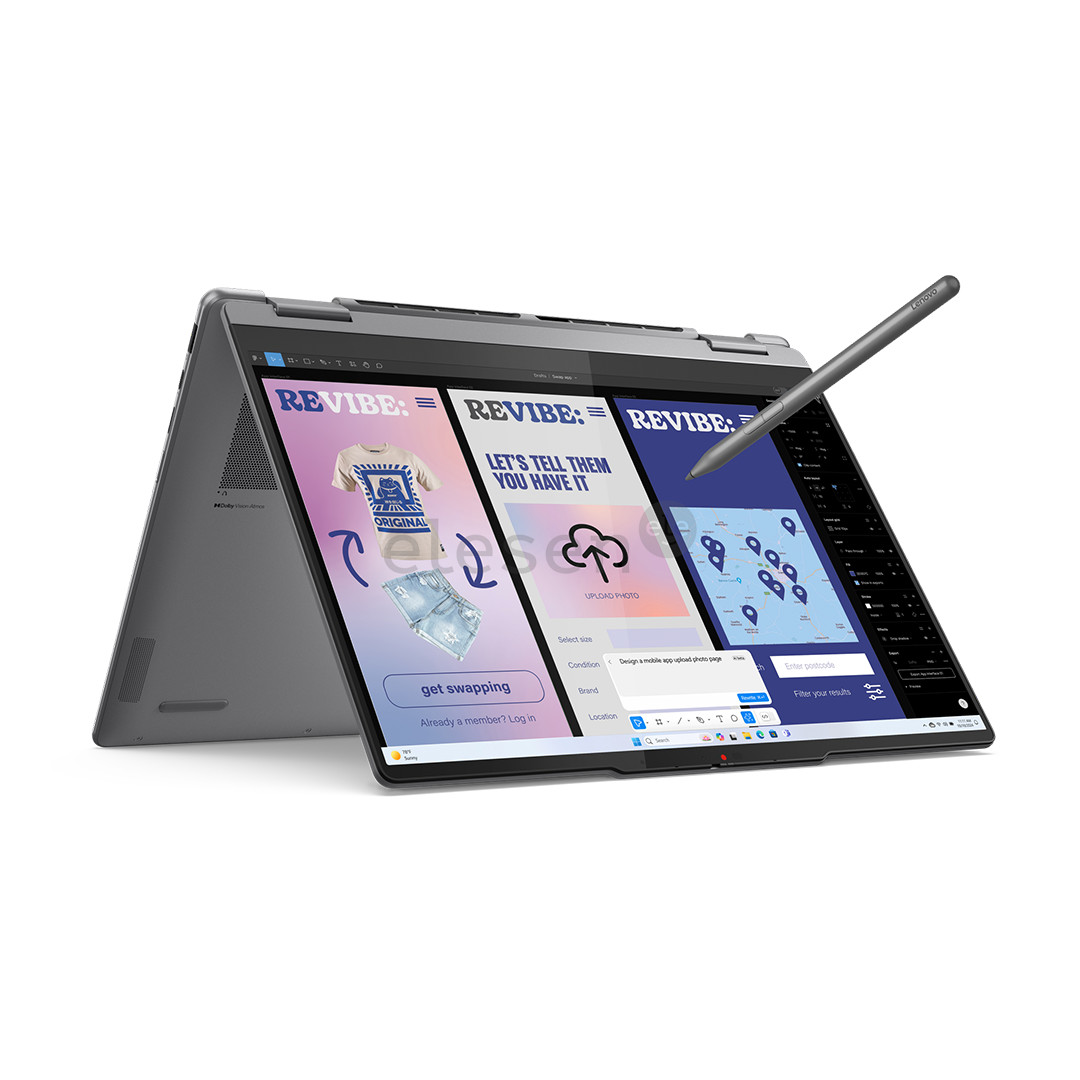 Lenovo Yoga 7 2-in-1 14ILL10, 14'', OLED, WUXGA, Ultra 5, 16 ГБ, 512 ГБ, ENG, серый - Ноутбук