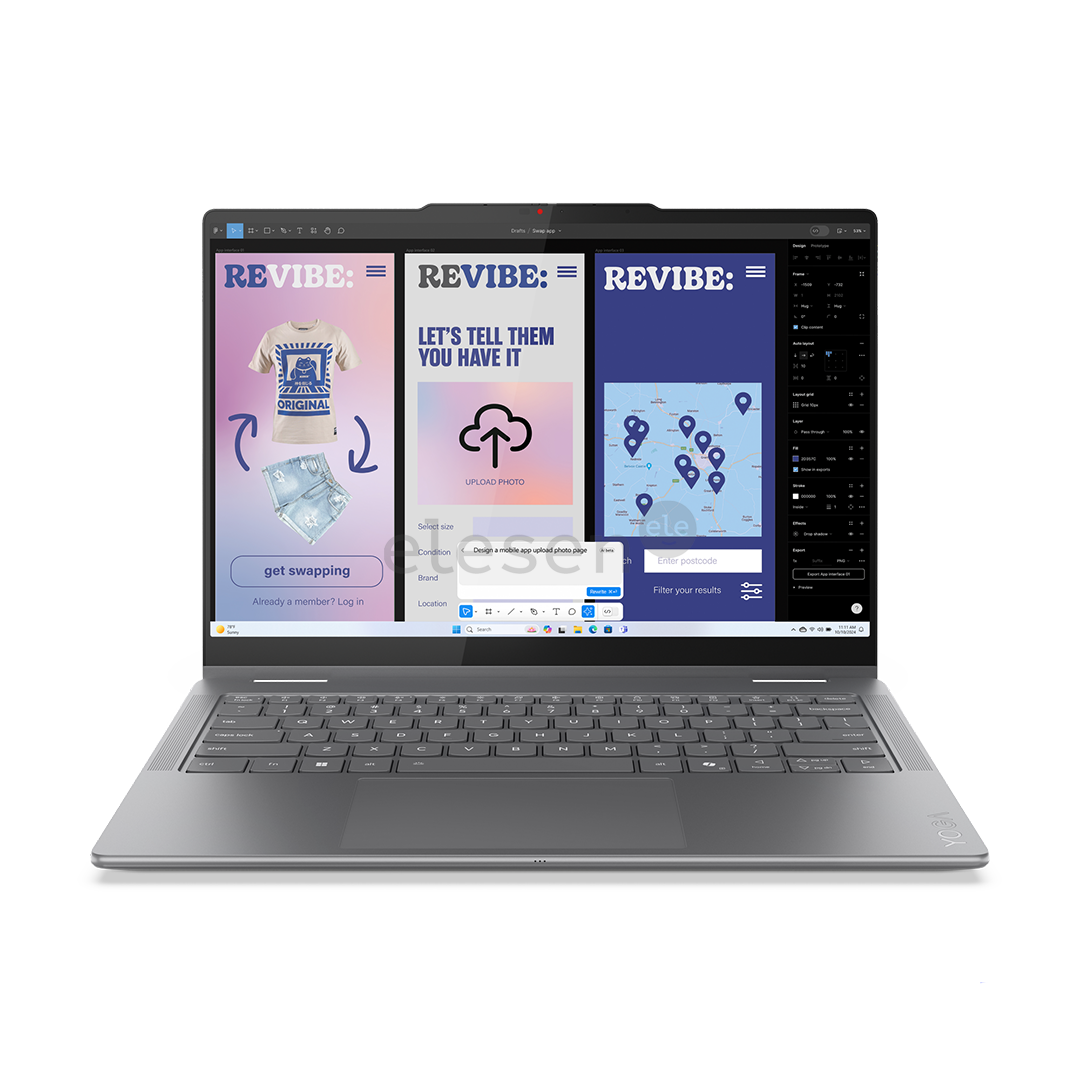Lenovo Yoga 7 2-in-1 14ILL10, 14'', OLED, WQXGA+, Ultra 7, 32 GB, 1 TB, ENG, luna grey - Notebook