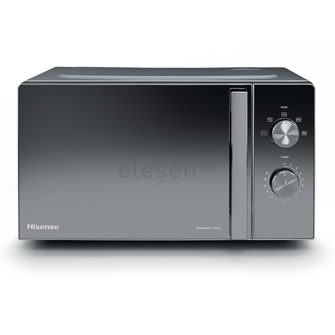 Hisense, 20 л, 700 Вт, зеркальный/серый - Микроволновая печь