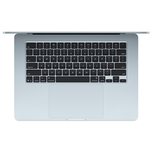 Apple MacBook Air 15 (2025), M4, 10C/10C, 16 GB, 256 GB, ENG, sky blue - Nešiojamasis kompiuteris