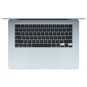 Apple MacBook Air 15 (2025), M4, 10C/10C, 16 GB, 256 GB, ENG, sky blue - Notebook