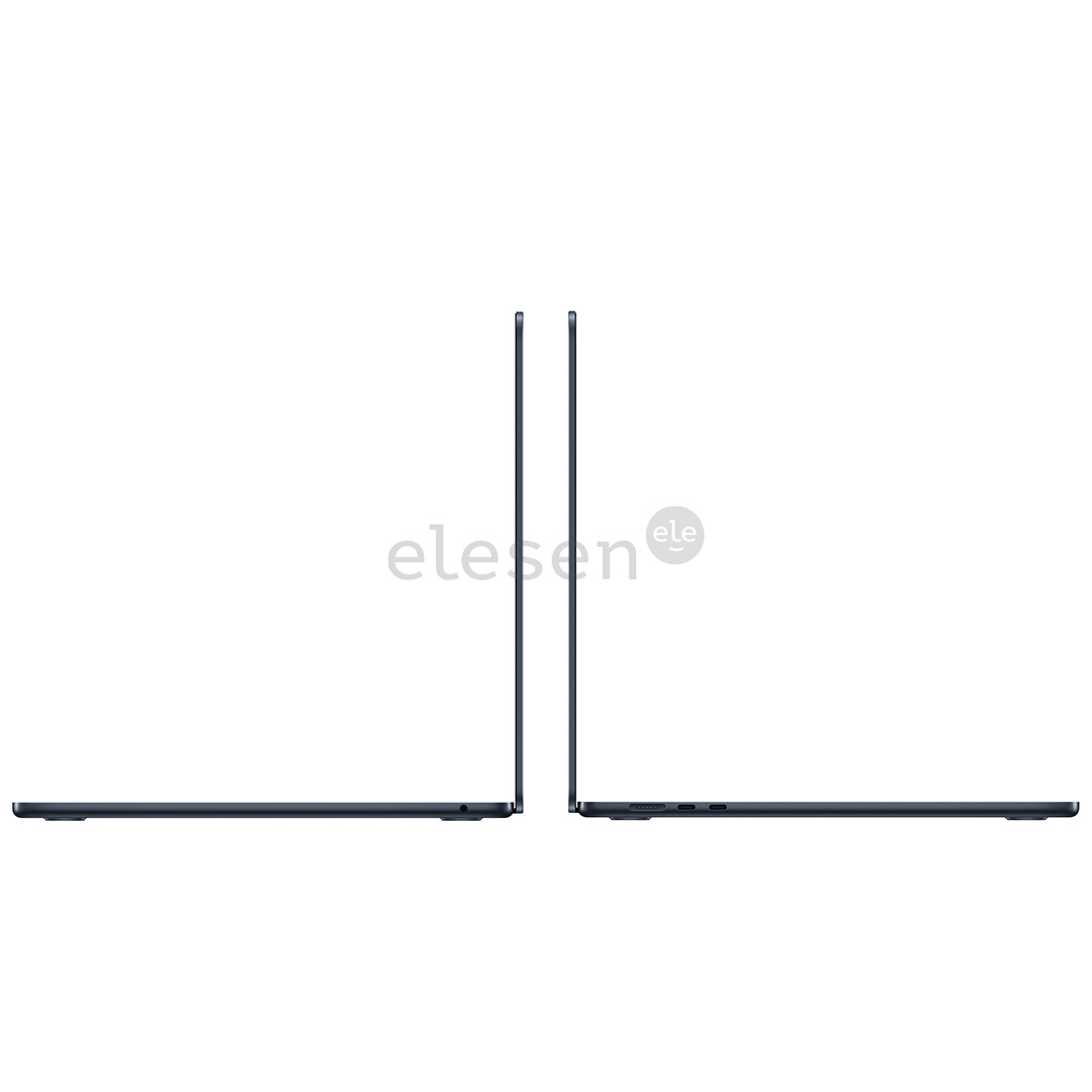 Apple MacBook Air 15 (2025), M4, 10C/10C, 16 GB, 256 GB, ENG, midnight - Nešiojamasis kompiuteris