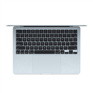 Apple MacBook Air 13 (2025), M4, 10C/10C, 16 GB, 512 GB, RUS, sky blue - Nešiojamasis kompiuteris