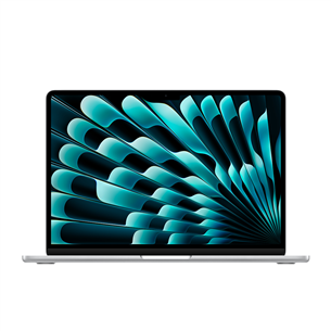 Apple MacBook Air 13 (2025), M4, 10C/10C, 24 GB, 512 GB, ENG, silver - Nešiojamas kompiuteris MC654ZE/A