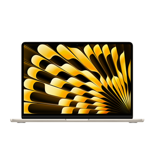Apple MacBook Air 13 (2025), M4, 10C/10C, 24 GB, 512 GB, RUS, starlight - Nešiojamas kompiuteris MC6A4RU/A