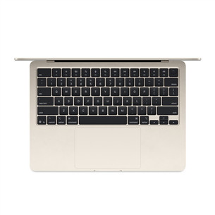 Apple MacBook Air 13 (2025), M4, 10C/8C, 16 GB, 256 GB, RUS, starlight - Nešiojamasis kompiuteris