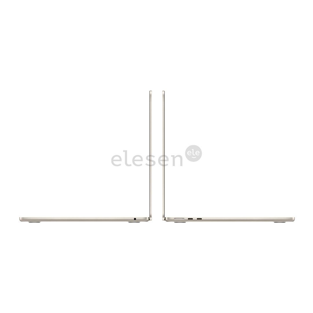 Apple MacBook Air 13 (2025), M4, 10C/8C, 16 GB, 256 GB, RUS, starlight - Nešiojamasis kompiuteris