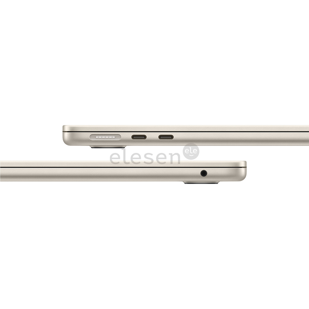 Apple MacBook Air 13 (2025), M4, 10C/8C, 16 GB, 256 GB, RUS, starlight - Nešiojamasis kompiuteris