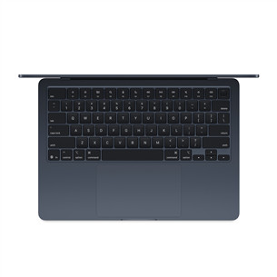 Apple MacBook Air 13 (2025), M4, 10C/8C, 16 GB, 256 GB, RUS, midnight - Nešiojamasis kompiuteris