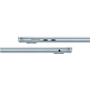 Apple MacBook Air 15 (2025), M4, 10C/10C, 16 GB, 256 GB, RUS, sky blue - Notebook