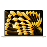 Apple MacBook Air 15 (2025), M4, 10C/10C, 24 GB, 512 GB, ENG, starlight - Nešiojamas kompiuteris