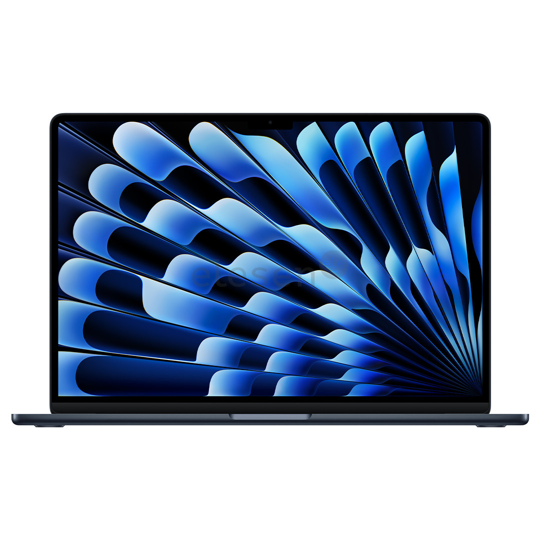 Apple MacBook Air 15 (2025), M4, 10C/10C, 16 GB, 256 GB, SWE, midnight - Nešiojamasis kompiuteris