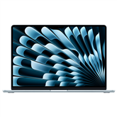 Apple MacBook Air 15 (2025), M4, 10C/10C, 16 GB, 512 GB, RUS, sky blue - Nešiojamas kompiuteris