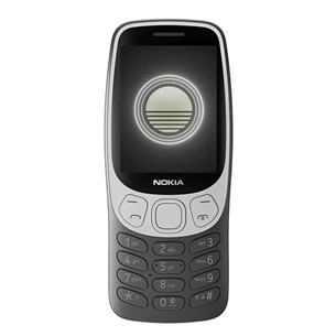 Nokia 3210 4G, Dual SIM, juodas  - Mobilus telefonas Prekė - 1GF025CPA2L01