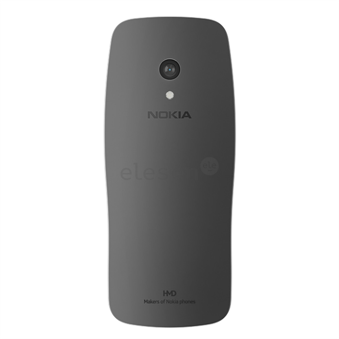 Nokia 3210 4G, Dual SIM, juodas  - Mobilus telefonas Prekė - 1GF025CPA2L01