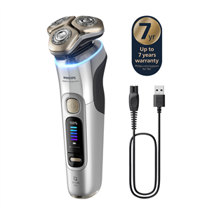 Philips i9000 Prestige Ultra, chromo spalva - Barzdaskutė