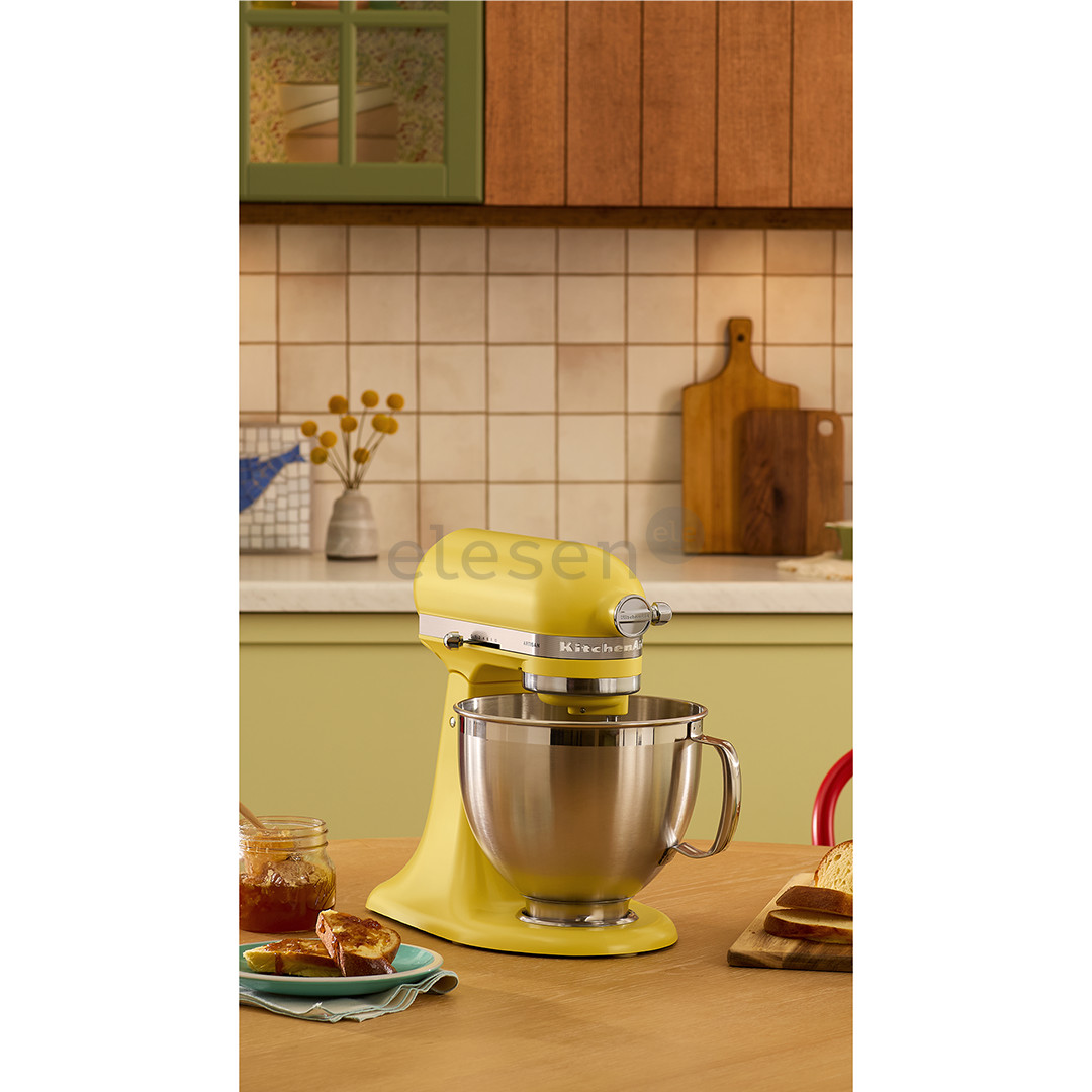KitchenAid Artisan "Color of the year 2025 - Butter", 4.7 L / 2.8 L, 300 W, geltonas - Virtuvinis kombainas