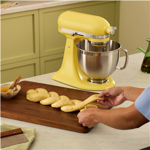 KitchenAid Artisan "Color of the year 2025 - Butter", 4.7 L / 2.8 L, 300 W, geltonas - Virtuvinis kombainas