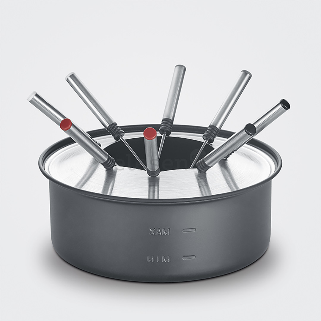 Severin, 1400 W, black - Raclette-Fondue combination