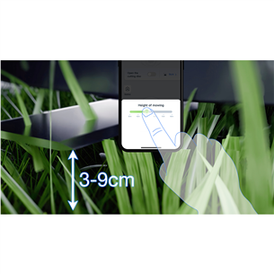 Ecovacs GOAT A1-3000 LiDAR, baltas/juodas - Vejos robotas