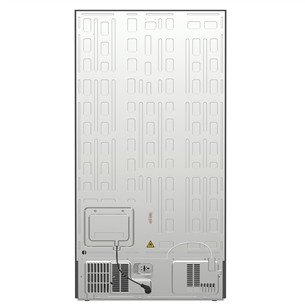 Hisense, NoFrost, 566 L, aukštis 179 cm, pilkas - SBS šaldytuvas