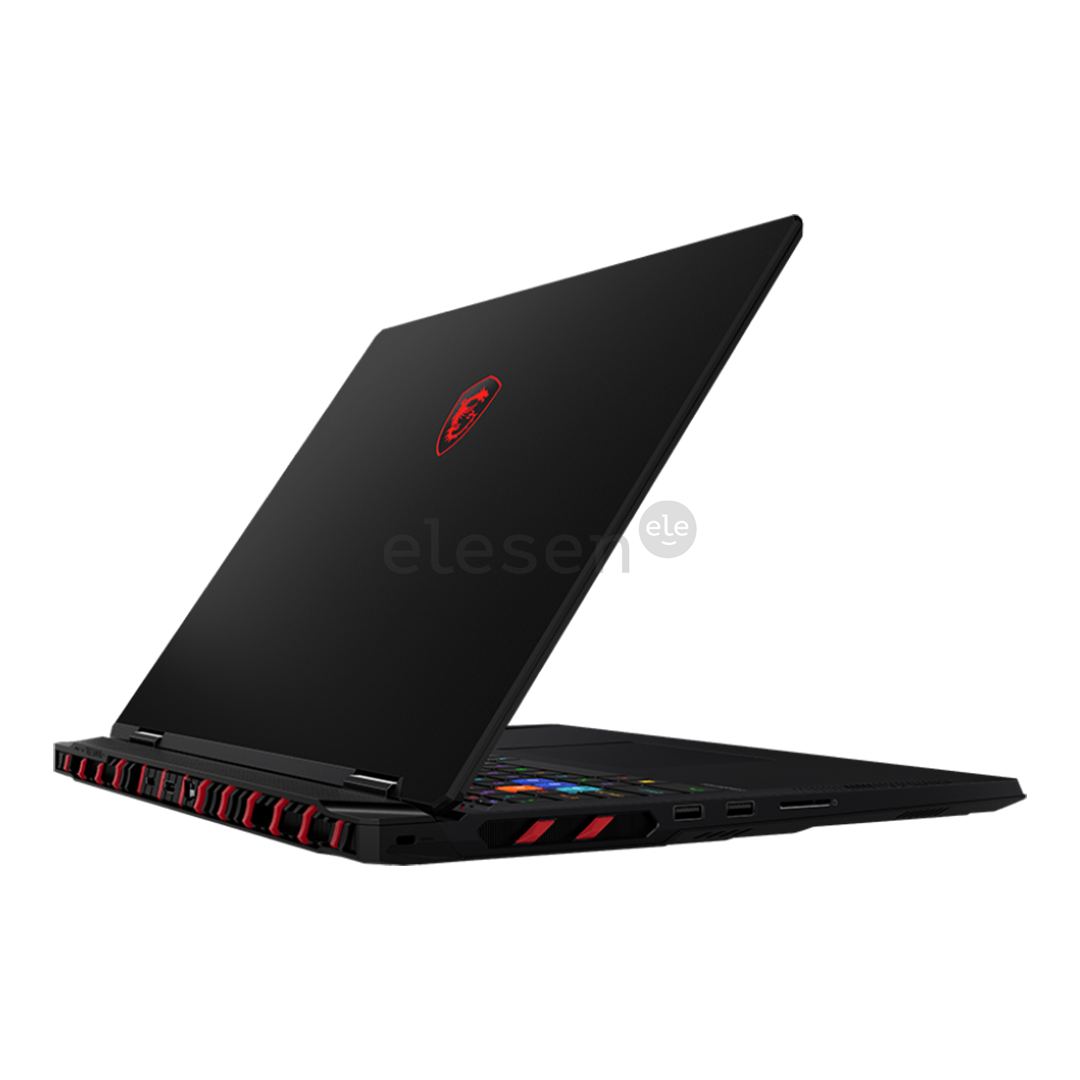 MSI Raider 18, 18'', UHD+, Mini-LED, 120 Hz, Ultra 9, 64 GB, 4 TB, RTX 5080, ENG, core black - Notebook