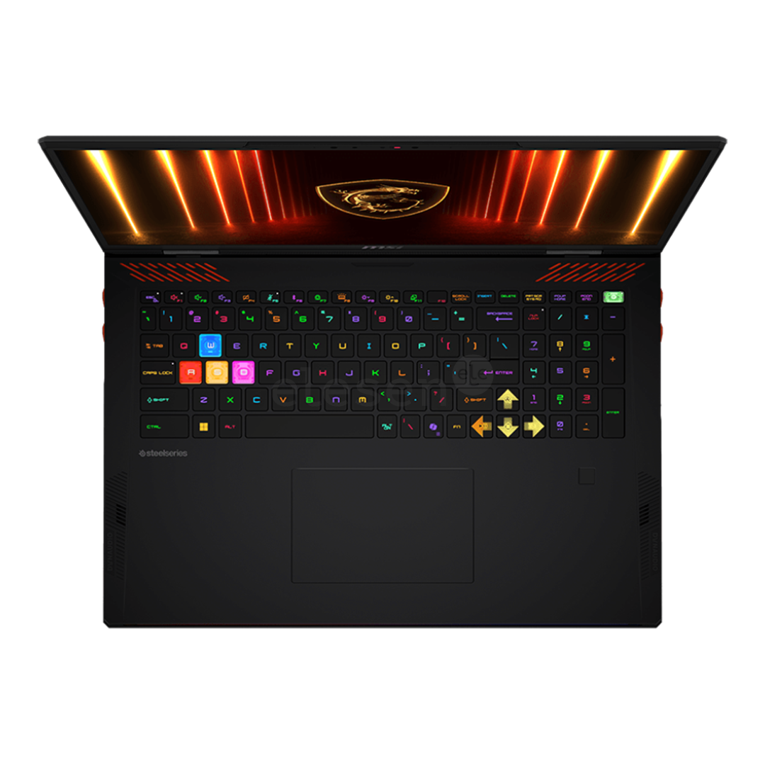 MSI Raider 18, 18'', UHD+, Mini-LED, 120 Hz, Ultra 9, 64 GB, 4 TB, RTX 5080, ENG, core black - Notebook