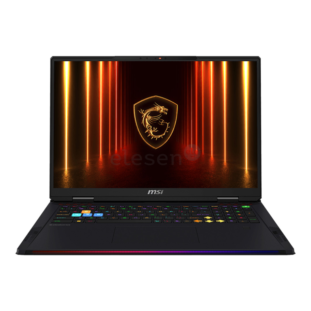 MSI Raider 18, 18'', UHD+, Mini-LED, 120 Hz, Ultra 9, 64 GB, 4 TB, RTX 5090, ENG, core black - Notebook