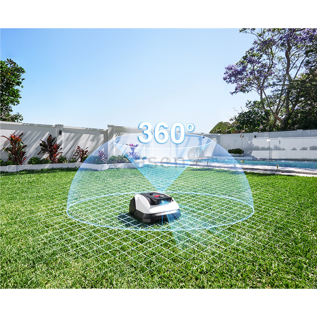 Ecovacs GOAT O500 Panorama, baltas/juodas - Vejos robotas