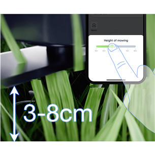 Ecovacs GOAT O500 Panorama, baltas/juodas - Vejos robotas