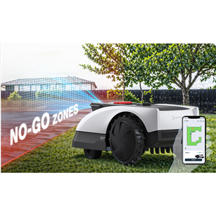 Ecovacs GOAT O500 Panorama, baltas/juodas - Vejos robotas