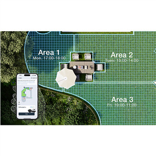 Ecovacs GOAT O500 Panorama, baltas/juodas - Vejos robotas