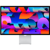 Apple Studio Display, 27", 5K, LED IPS, nano-texture glass, tilt & height adjustable stand, silver - Monitorius