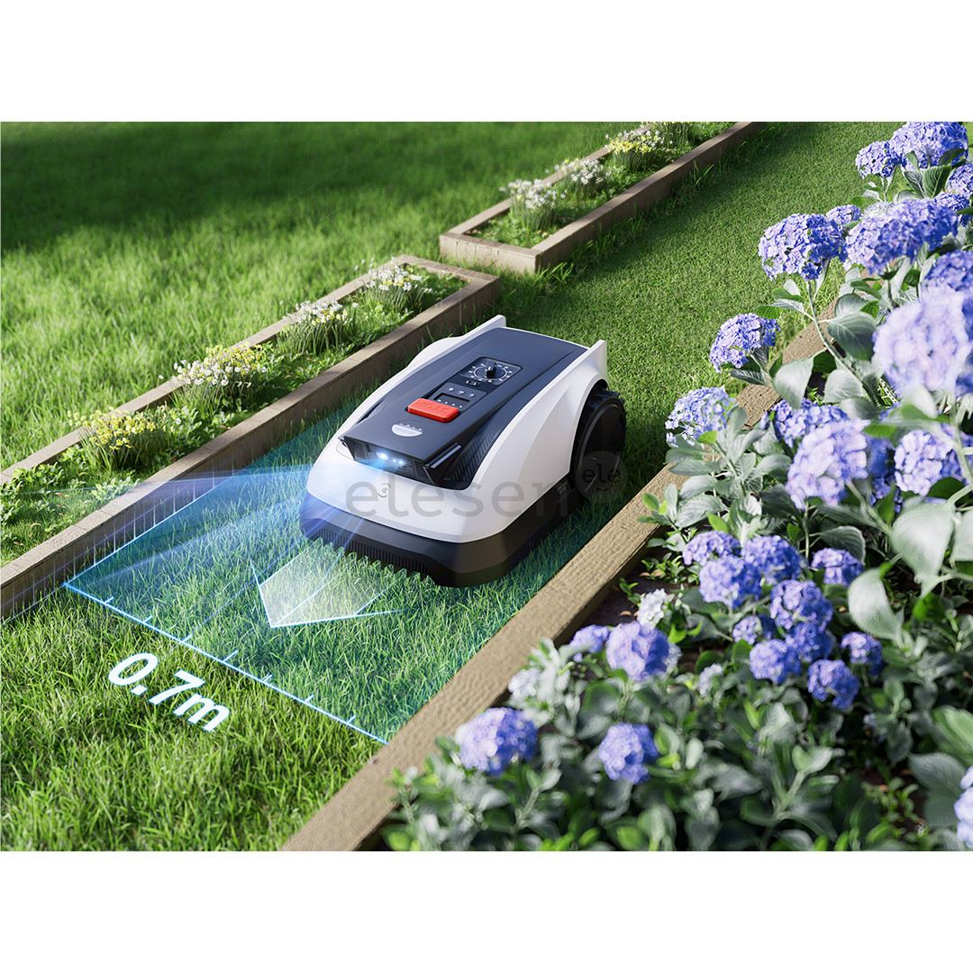 Ecovacs GOAT O800 RTK, baltas/juodas - Vejos robotas