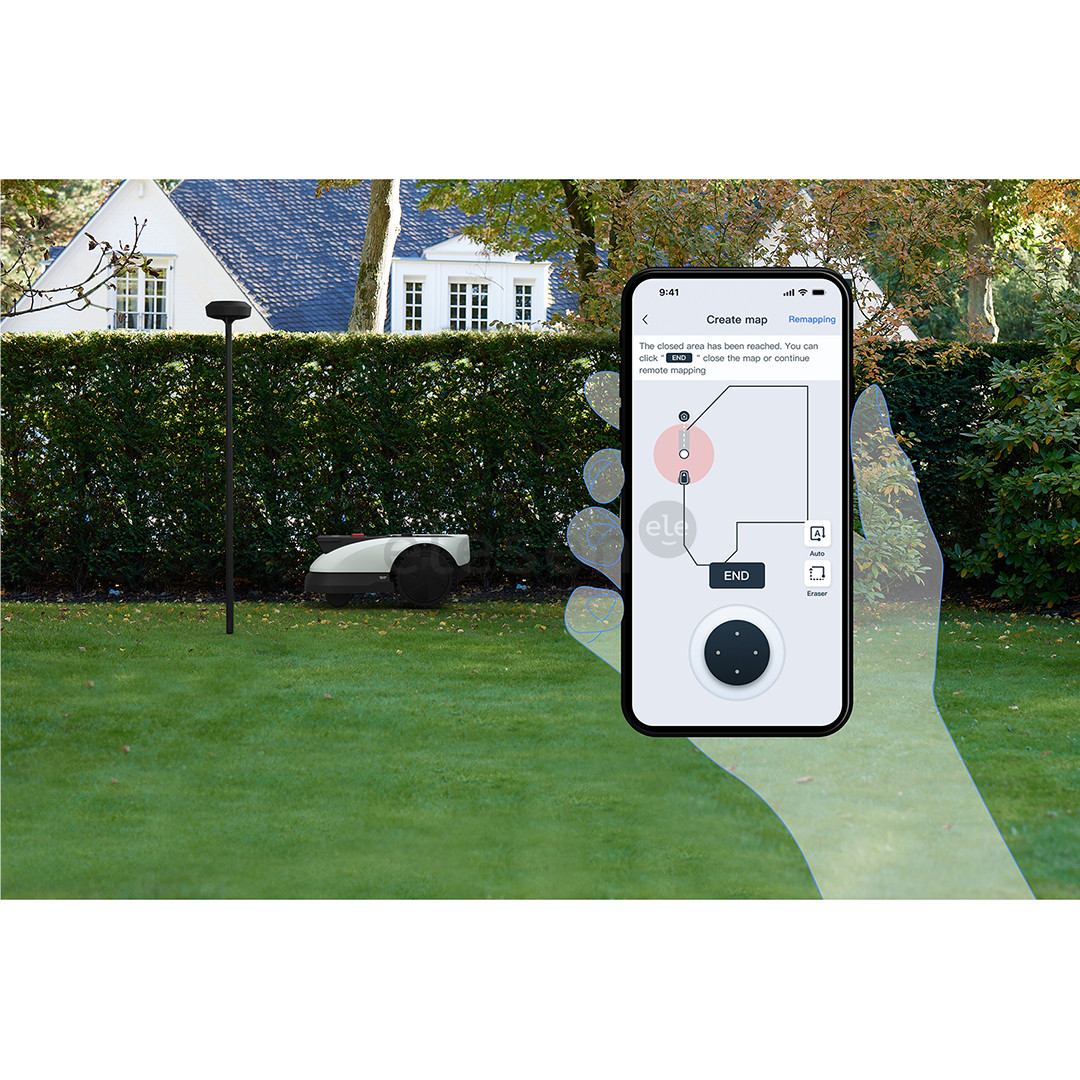 Ecovacs GOAT O800 RTK, baltas/juodas - Vejos robotas