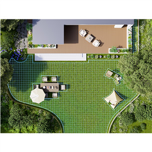 Ecovacs GOAT O800 RTK, baltas/juodas - Vejos robotas