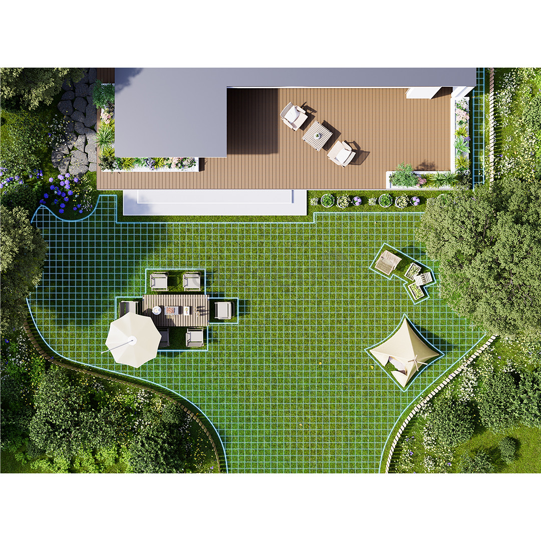 Ecovacs GOAT O800 RTK, baltas/juodas - Vejos robotas