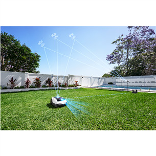 Ecovacs GOAT O800 RTK, baltas/juodas - Vejos robotas