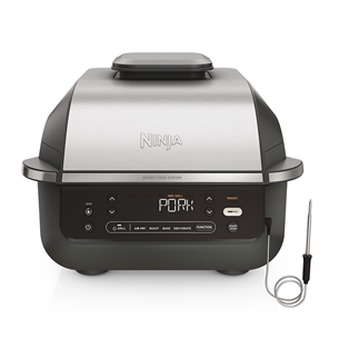 Ninja 5-in-1, 1760 W, juoda/sidabrinė - Grilis ir karšto oro gruzdintuvė EG351EU