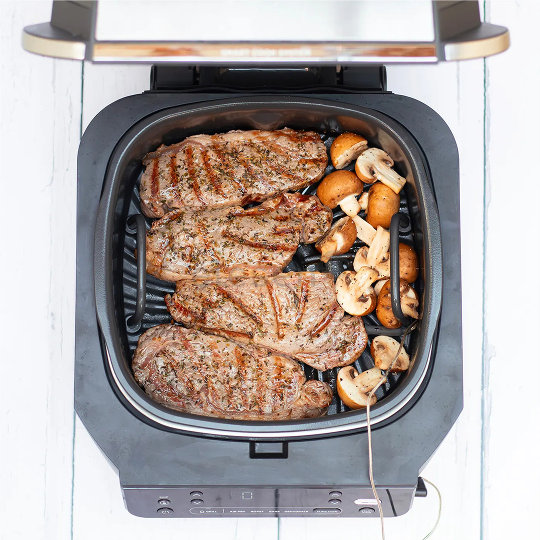 Ninja 5-in-1, 1760 W, black/silver - Grill & Air Fryer