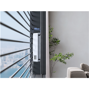Ecovacs  WINBOT Mini, baltas/pilkas - Langų valymo robotas