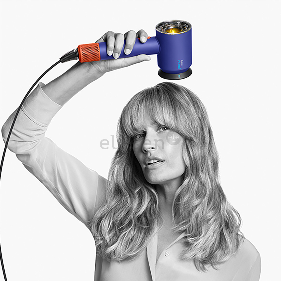 Dyson Supersonic Nural Vinca Blue/Topaz, 1600 W, blue/orange - Hair dryer