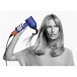 Plaukų džiovintuvas Dyson Supersonic Nural Ceramic Pop, 1600 W, mėlynas/oranžinis   Prekė-SUPERSONIC.NURALCP