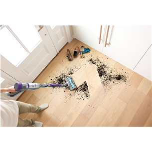 Shark PowerDetect Cordless Pet, pilkas/violetinis – Belaidis dulkių siurblys