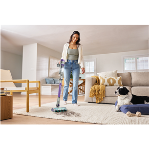 Shark PowerDetect Cordless Pet, pilkas/violetinis – Belaidis dulkių siurblys